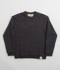 Mollusk Wave Patch Crewneck Sweatshirt in Faded Navy