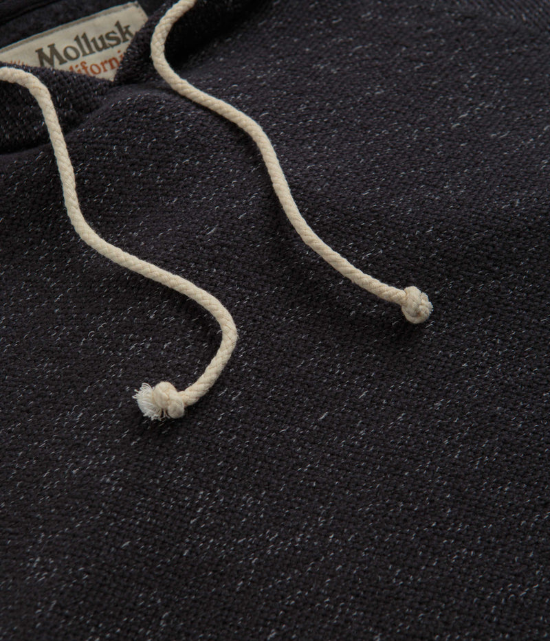 Mollusk Whale Patch Hoodie in Faded Navy