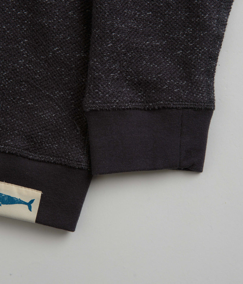 Mollusk Whale Patch Hoodie in Faded Navy