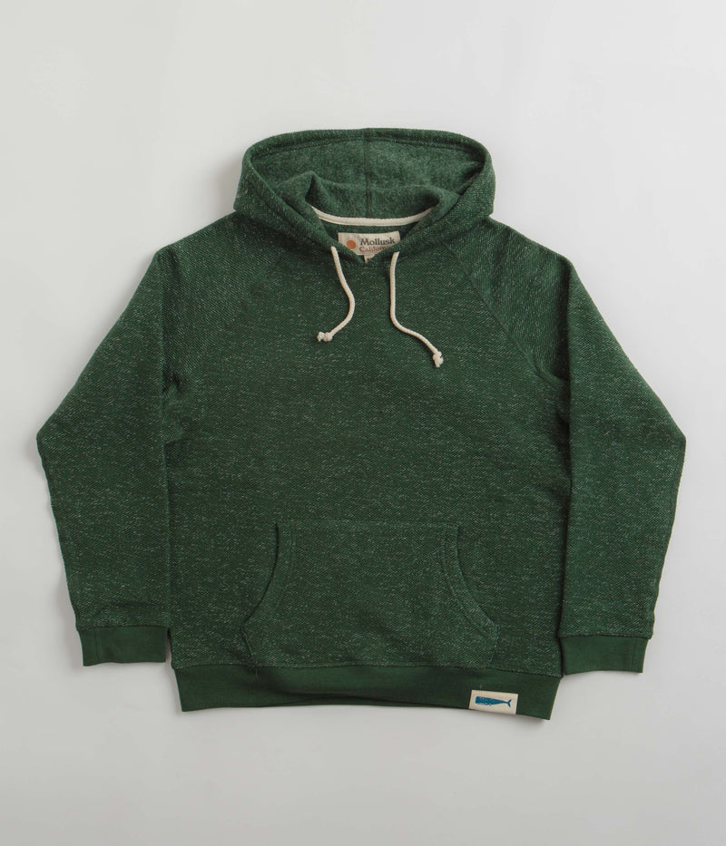 Mollusk Whale Patch Hoodie in Forest