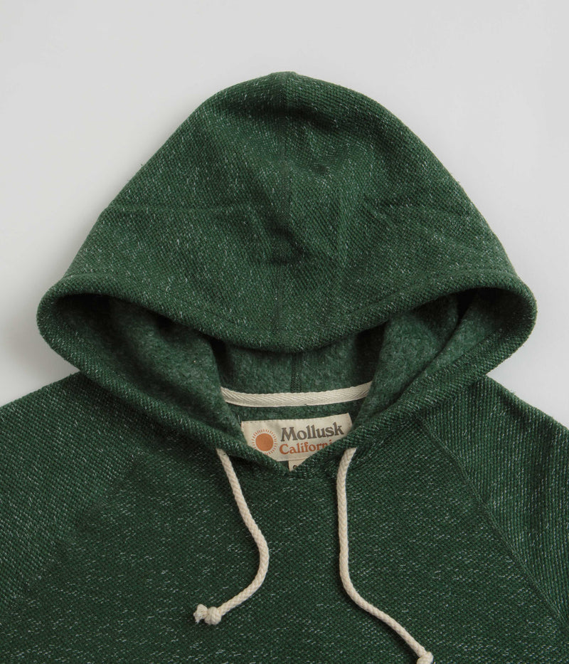 Mollusk Whale Patch Hoodie in Forest