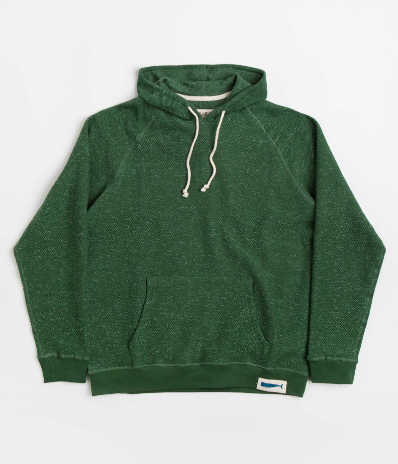 Mollusk Whale Patch Hoodie in Rover Green