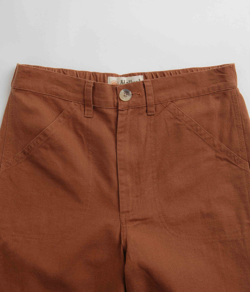 Mollusk Womens Painter Pants in Cognac
