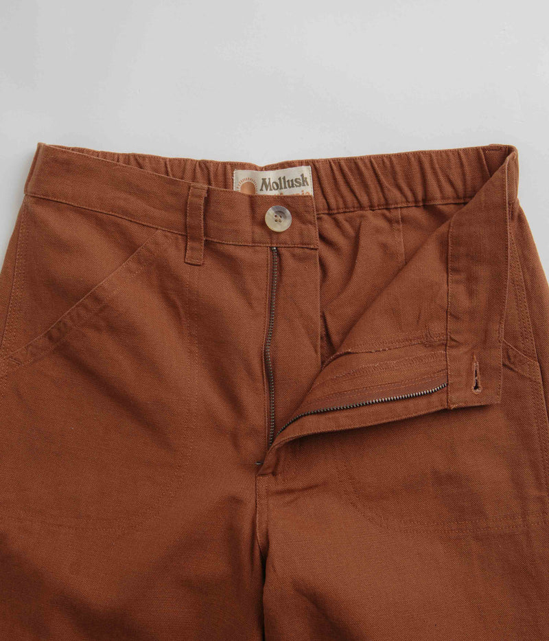 Mollusk Womens Painter Pants in Cognac