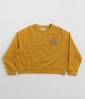 Mollusk Womens Snail Crewneck Sweatshirt in Mustard