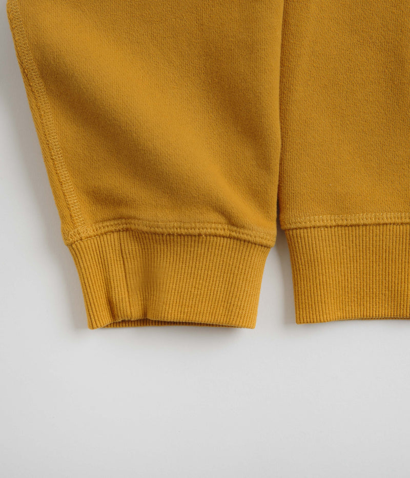 Mollusk Womens Snail Crewneck Sweatshirt in Mustard