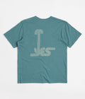 Mollusk Yes T-Shirt in Washed Sapphire