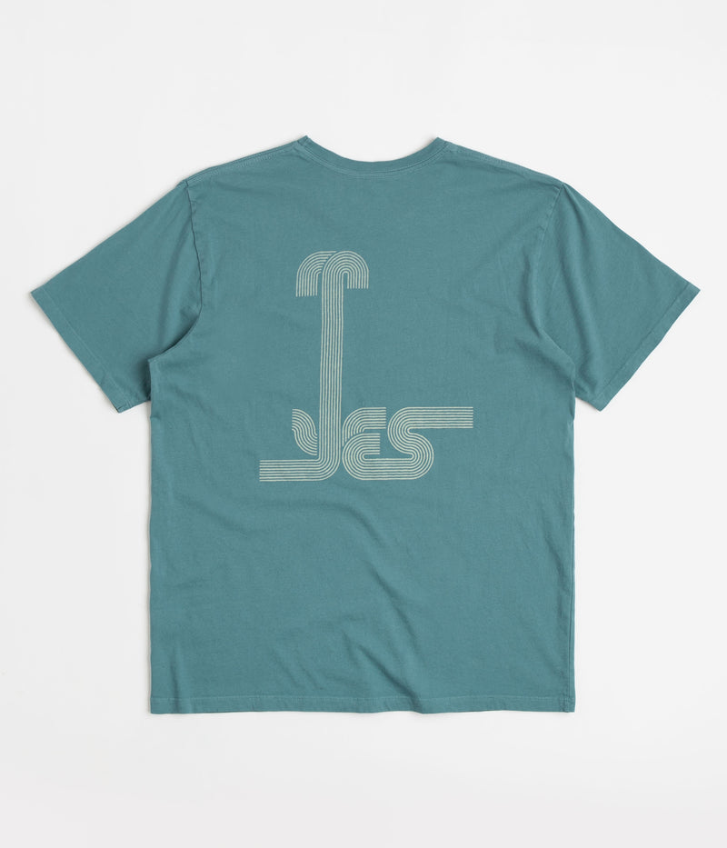 Mollusk Yes T-Shirt in Washed Sapphire