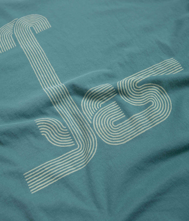 Mollusk Yes T-Shirt in Washed Sapphire