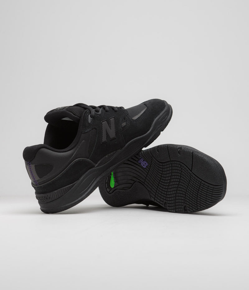 New Balance Numeric 1010 Tiago Lemos Shoes in Black and Black / Black