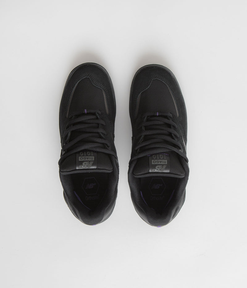 New Balance Numeric 1010 Tiago Lemos Shoes in Black and Black / Black