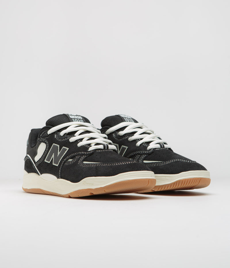 New Balance Numeric 1010 Tiago Lemos Shoes in Black and White / Gum