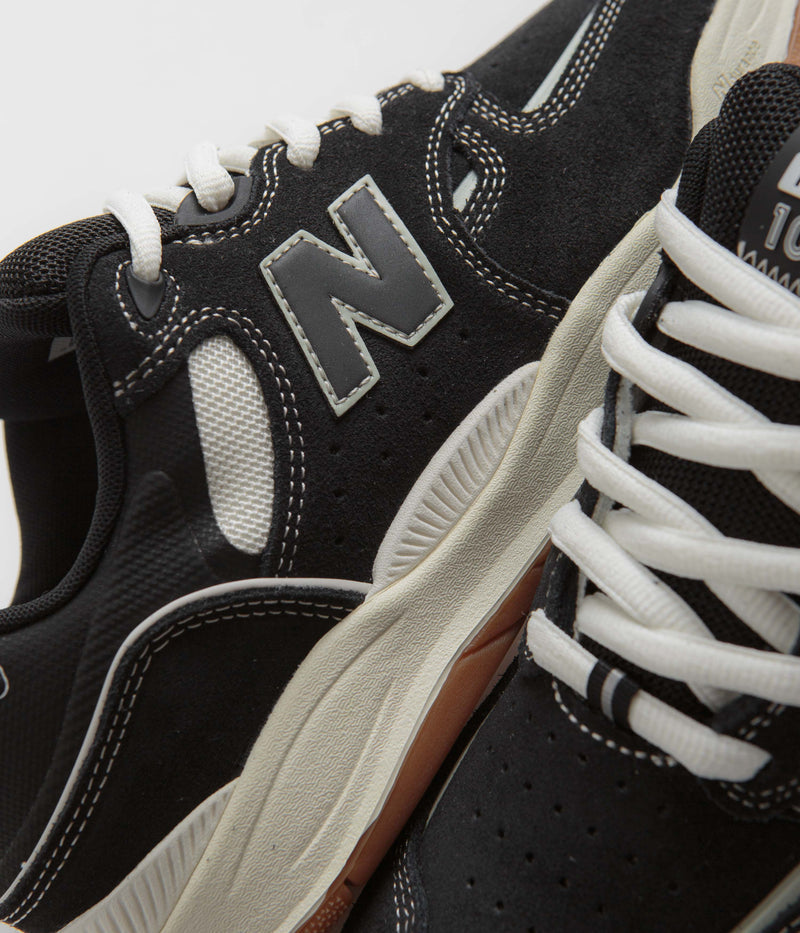 New Balance Numeric 1010 Tiago Lemos Shoes in Black and White / Gum