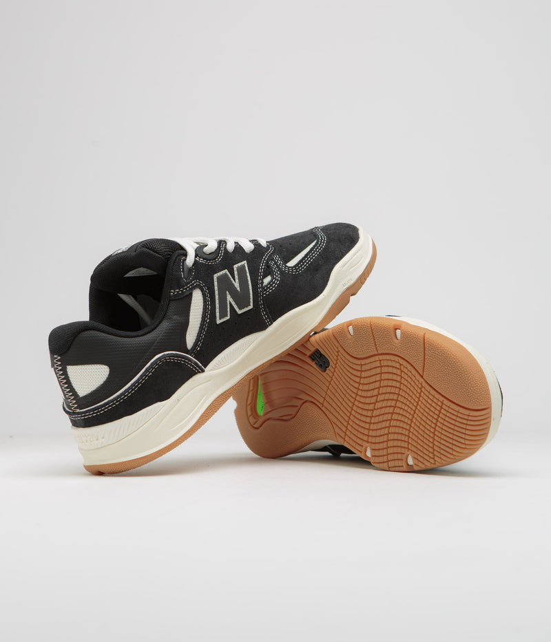 New Balance Numeric 1010 Tiago Lemos Shoes in Black and White / Gum