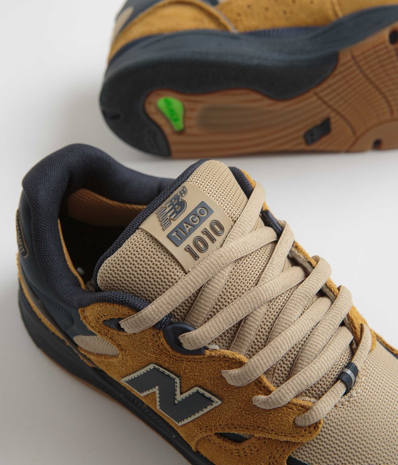 New Balance Numeric 1010 Tiago Lemos Shoes in Wheat and Navy