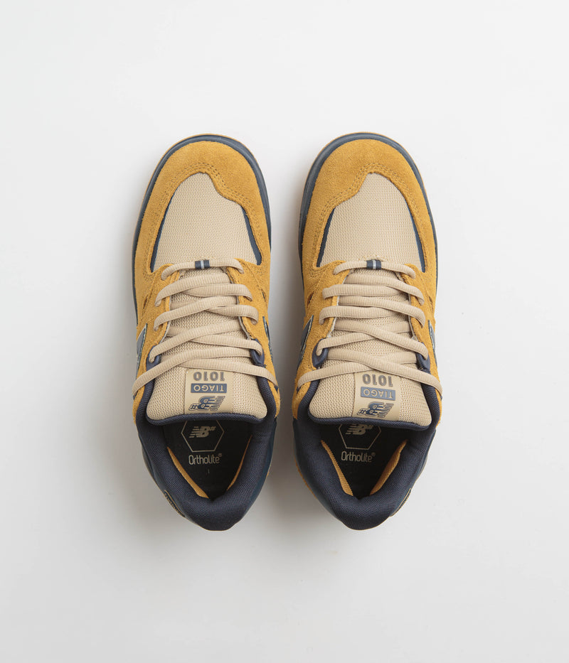 New Balance Numeric 1010 Tiago Lemos Shoes in Wheat and Navy