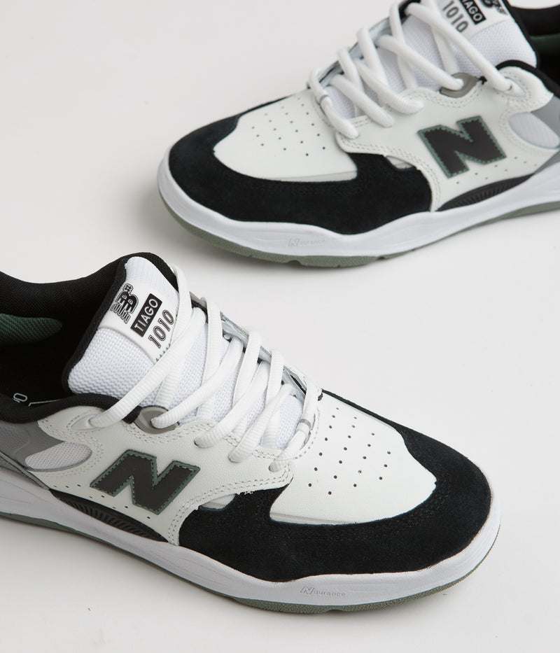 New Balance Numeric 1010 Tiago Lemos Shoes in White and Black / Grey