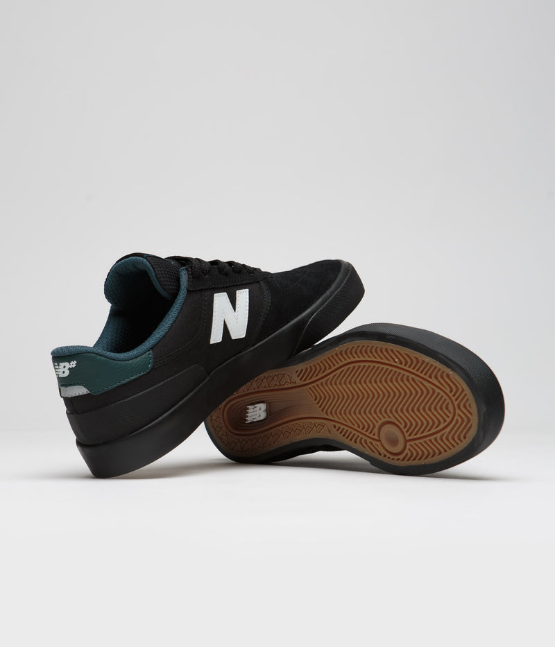 New Balance Numeric 272 Shoes in Black and Black / White