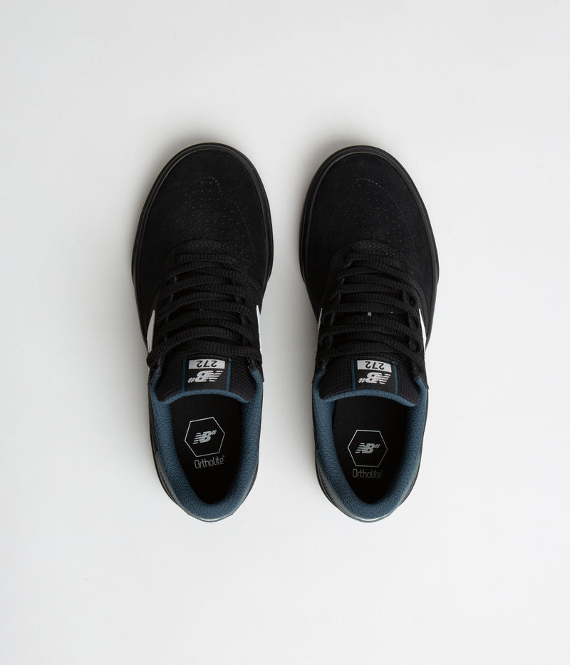 New Balance Numeric 272 Shoes in Black and Black / White