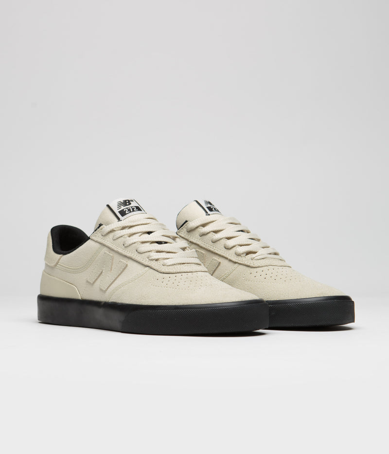 New Balance Numeric 272 Shoes in Sea Salt and Black
