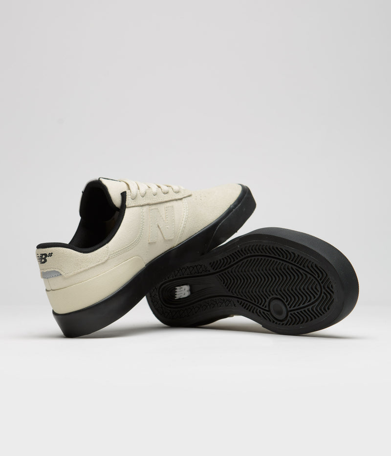 New Balance Numeric 272 Shoes in Sea Salt and Black