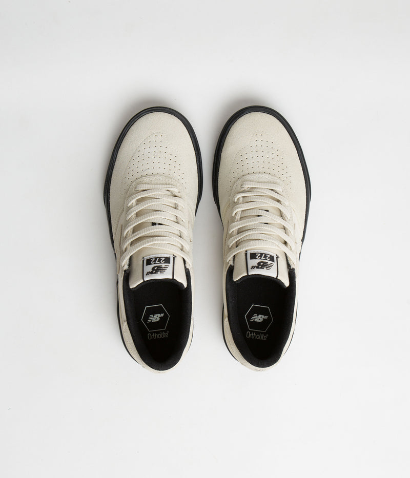 New Balance Numeric 272 Shoes in Sea Salt and Black
