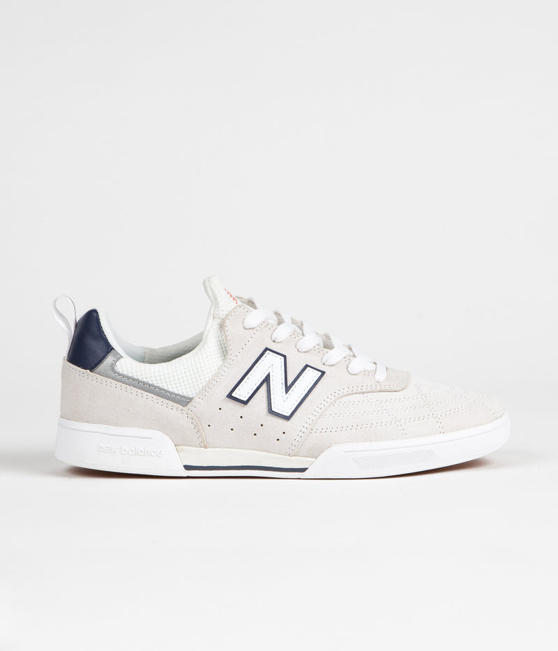 New Balance Numeric 288 Shoes in Off White and White