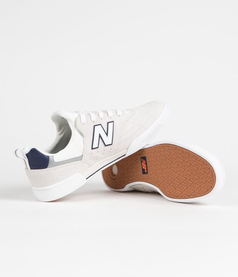 New Balance Numeric 288 Shoes in Off White and White