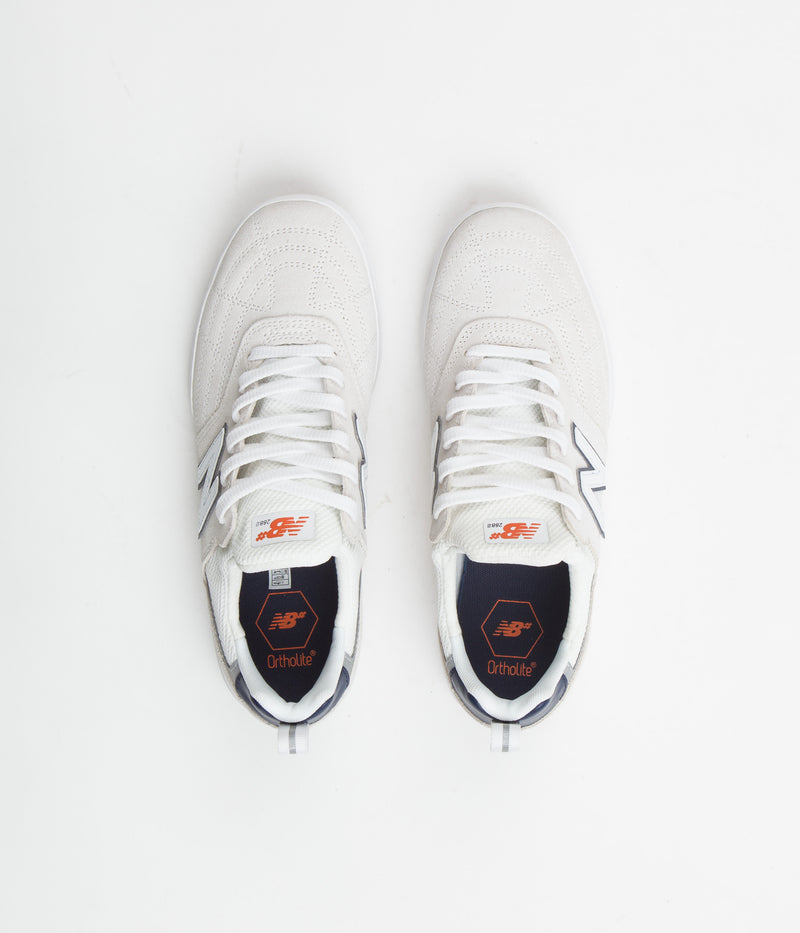New Balance Numeric 288 Shoes in Off White and White
