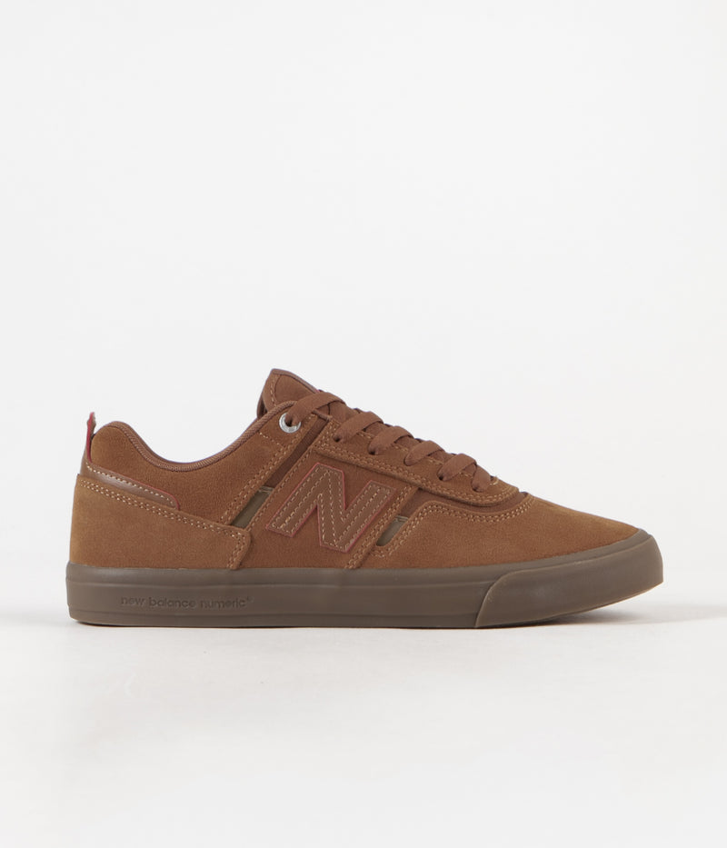 New Balance Numeric 306 Jamie Foy Deathwish Shoes in Brown and Gum