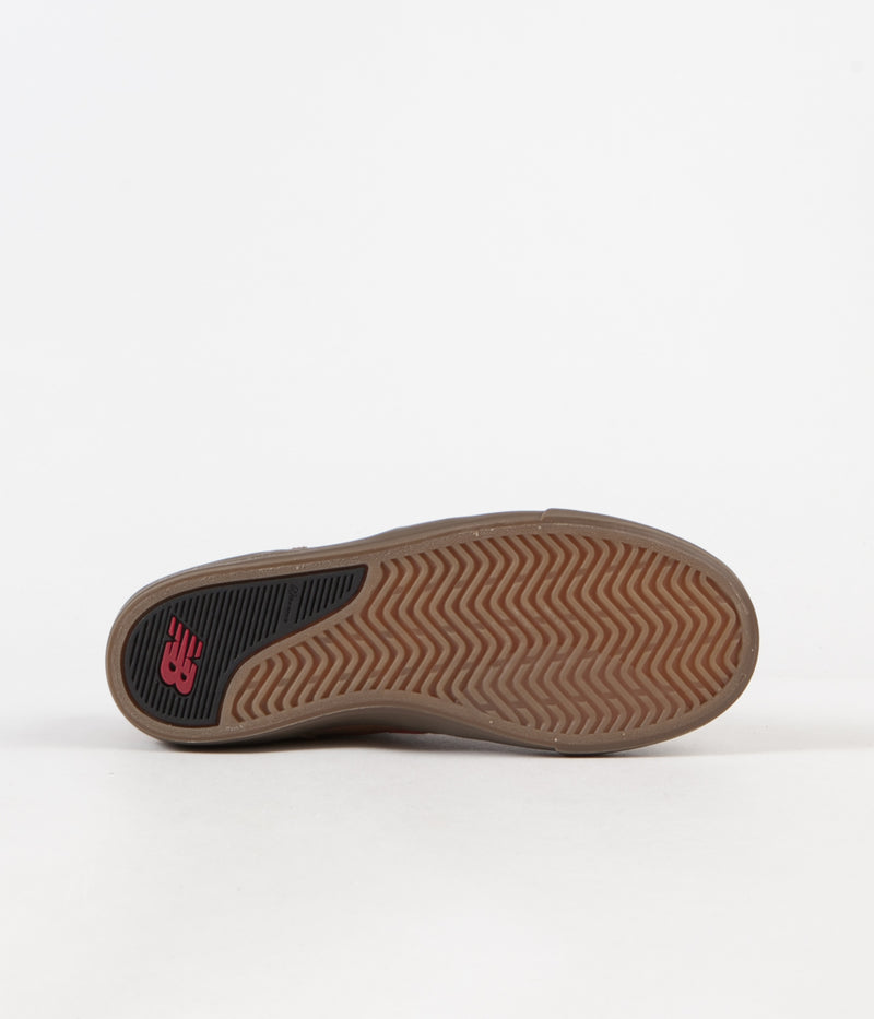 New Balance Numeric 306 Jamie Foy Deathwish Shoes in Brown and Gum