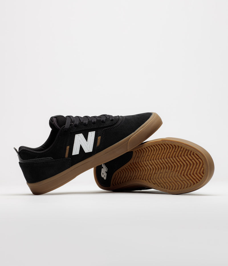 New Balance Numeric 306 Jamie Foy Shoes in Black and Gum