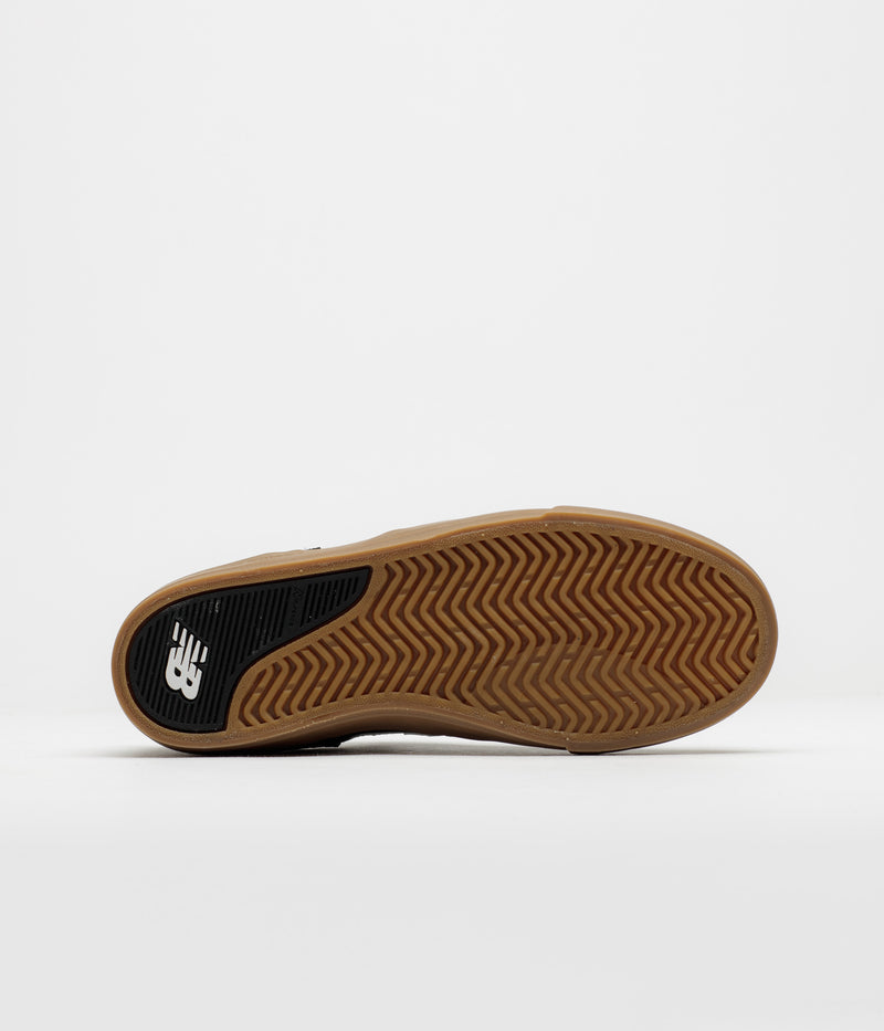New Balance Numeric 306 Jamie Foy Shoes in Black and Gum