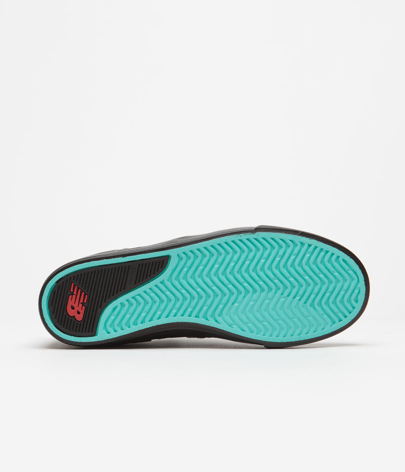New Balance Numeric 306 Jamie Foy Shoes in Black and Red / Black