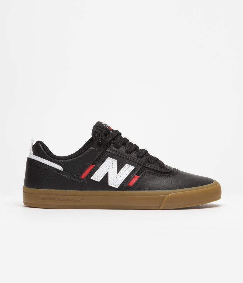 New Balance Numeric 306 Jamie Foy Shoes in Black and Red