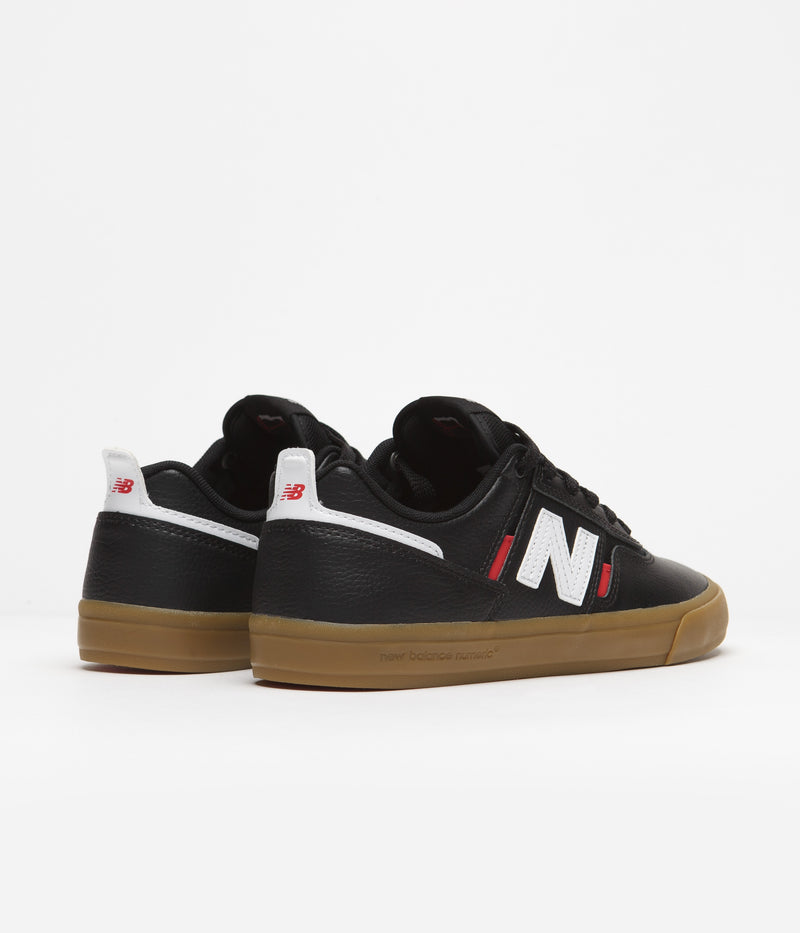 New Balance Numeric 306 Jamie Foy Shoes in Black and Red
