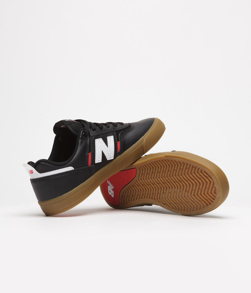 New Balance Numeric 306 Jamie Foy Shoes in Black and Red