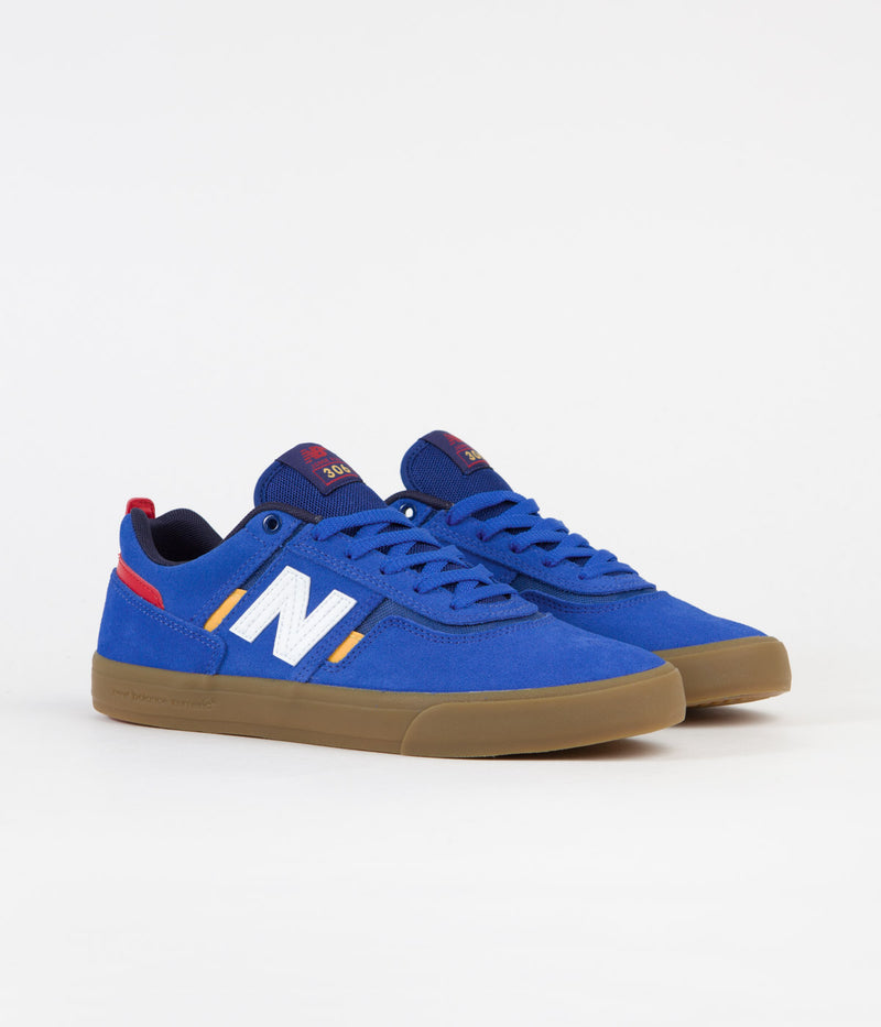 New Balance Numeric 306 Jamie Foy Shoes in Blue and Yellow