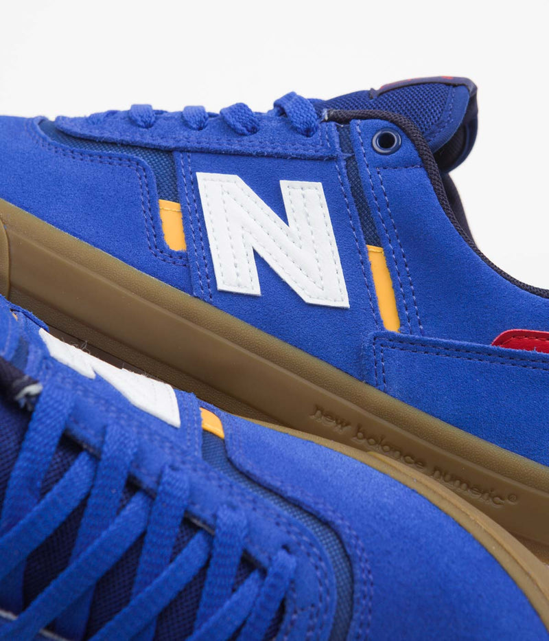 New Balance Numeric 306 Jamie Foy Shoes in Blue and Yellow