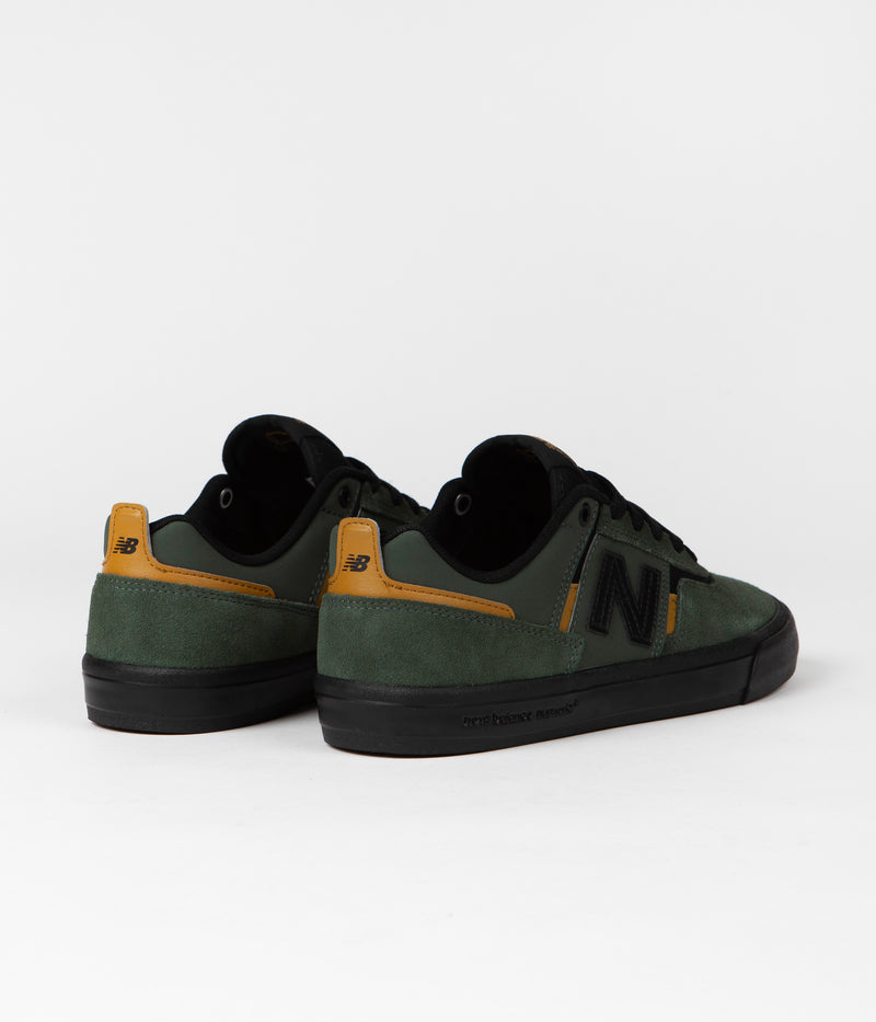 New Balance Numeric 306 Jamie Foy Shoes in Forest and Black