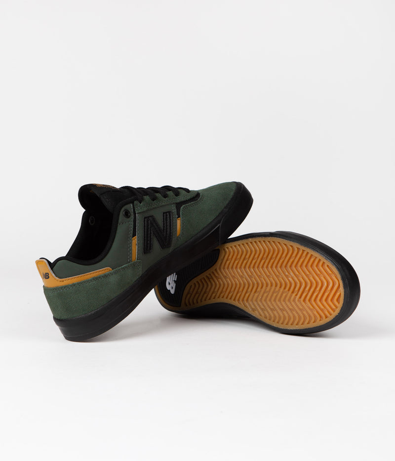 New Balance Numeric 306 Jamie Foy Shoes in Forest and Black