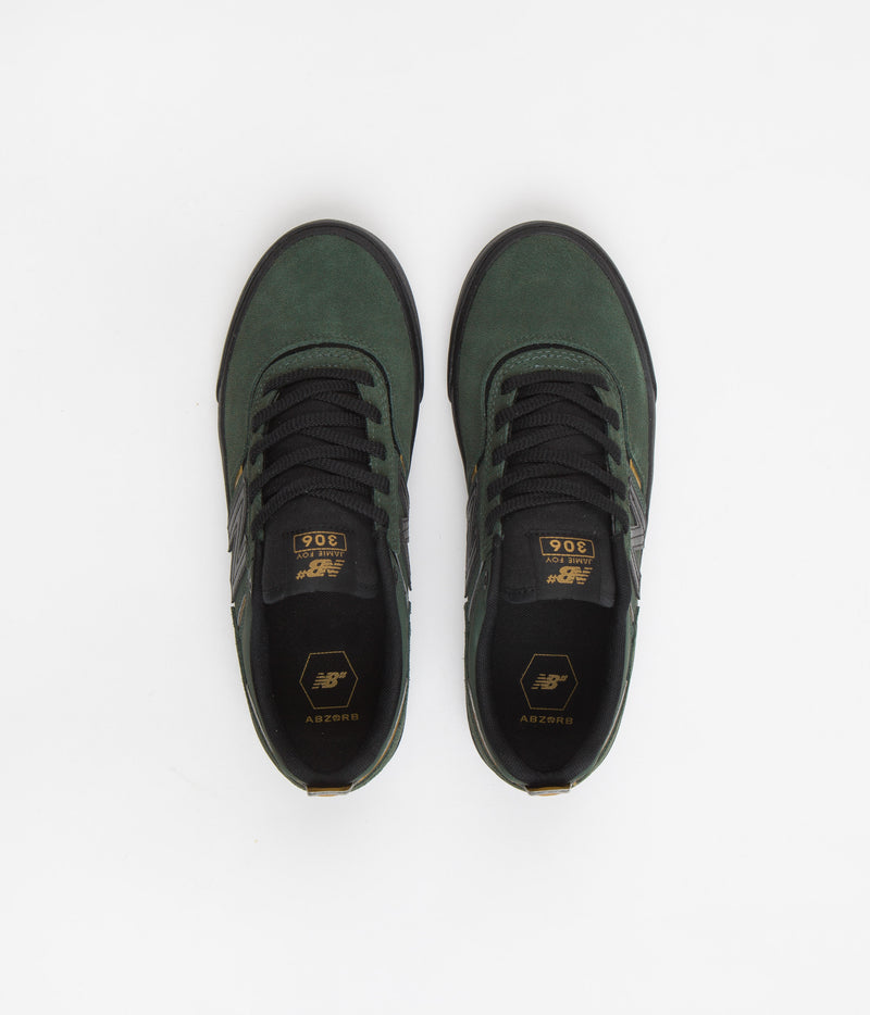 New Balance Numeric 306 Jamie Foy Shoes in Forest and Black