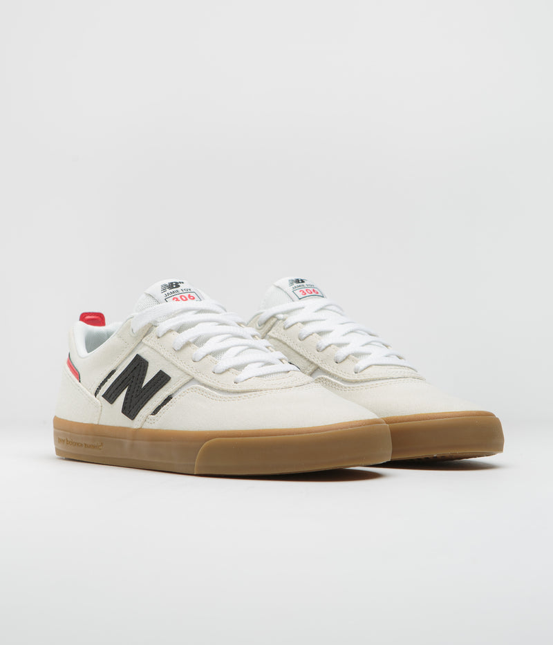 New Balance Numeric 306 Jamie Foy Shoes in Sea Salt and Gum