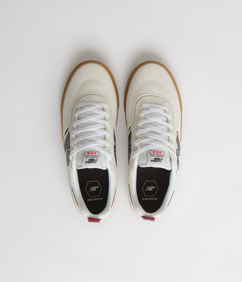 New Balance Numeric 306 Jamie Foy Shoes in Sea Salt and Gum