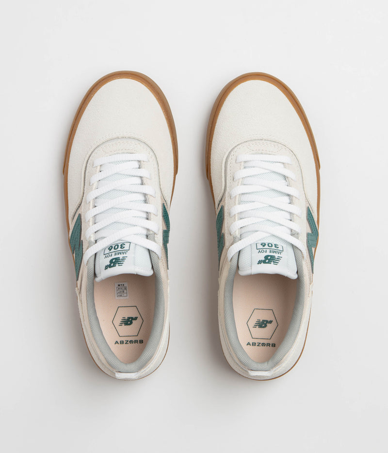 New Balance Numeric 306 Jamie Foy Shoes in Sea Salt