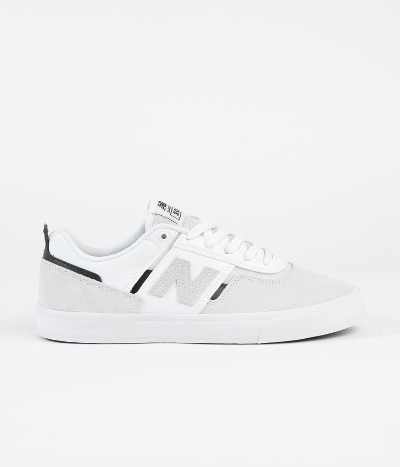 New Balance Numeric 306 Jamie Foy Shoes in White and White / Black