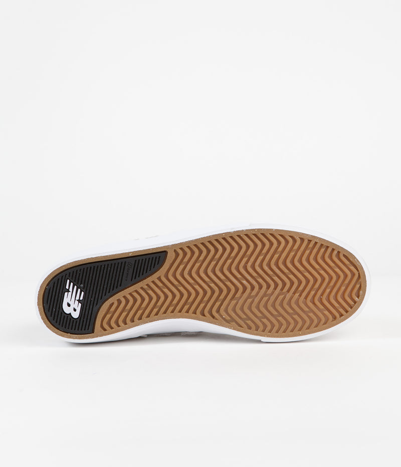 New Balance Numeric 306 Jamie Foy Shoes in White and White / Black
