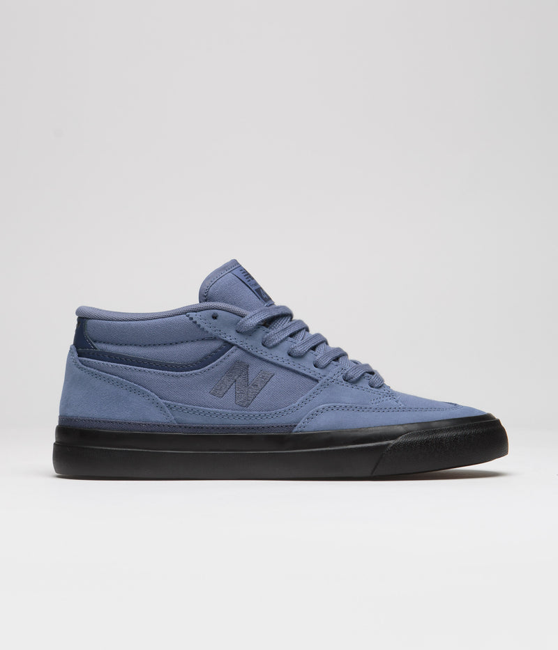New Balance Numeric 417 Franky Villani Shoes in Steel Blue and Black