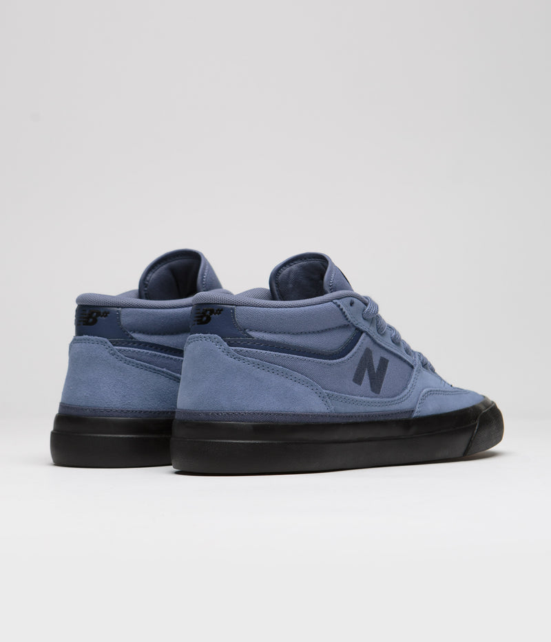 New Balance Numeric 417 Franky Villani Shoes in Steel Blue and Black