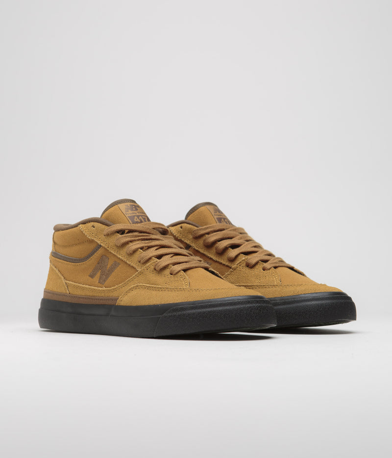 New Balance Numeric 417 Franky Villani Shoes in Wheat and Black
